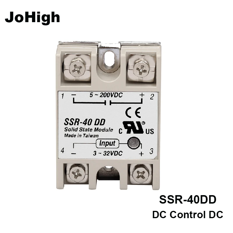 Однофазное твердотельное реле постоянного тока JoHigh маленького размера 40 А|Реле| |