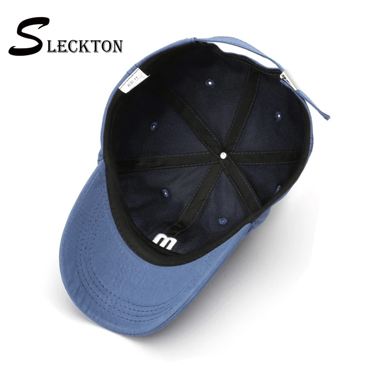 SLECKTON Mens Cotton Baseball Cap for Women and Men Fashion Snapback Hats M Embroidery Hat Casual Summer Visors Gorras Unisex | Аксессуары