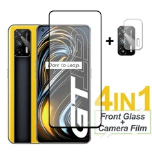 Full Cover Screen Protector For Realme GT 5G Tempered Glass Protective Phone Camera Lens Film on For Realme GT Neo Flash