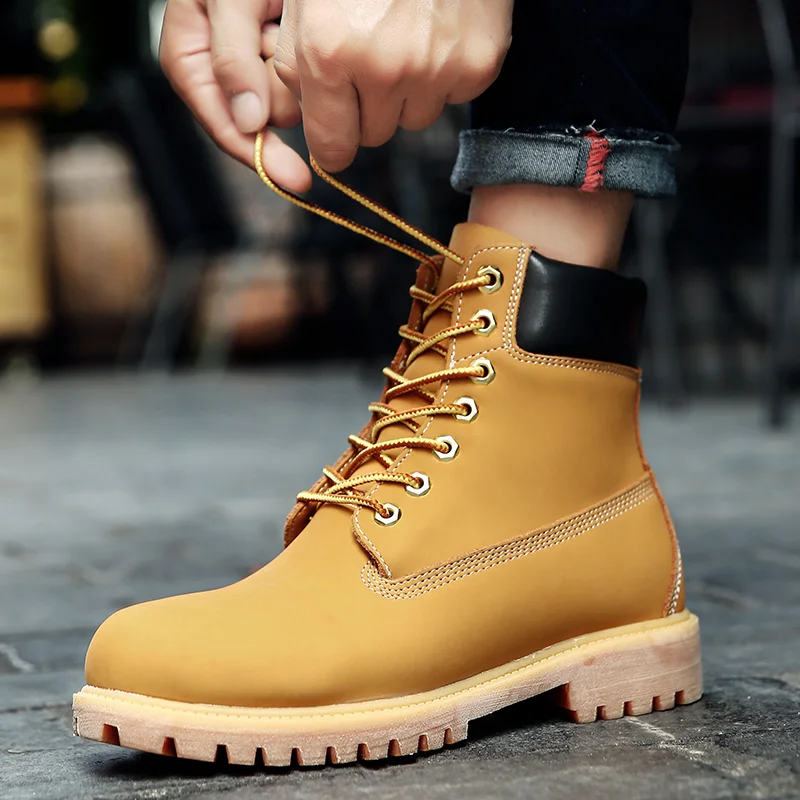 

Men's and women's high-end Martin boots, fashionable outdoor casual tooling boots, four seasons lovers motorcycle boots