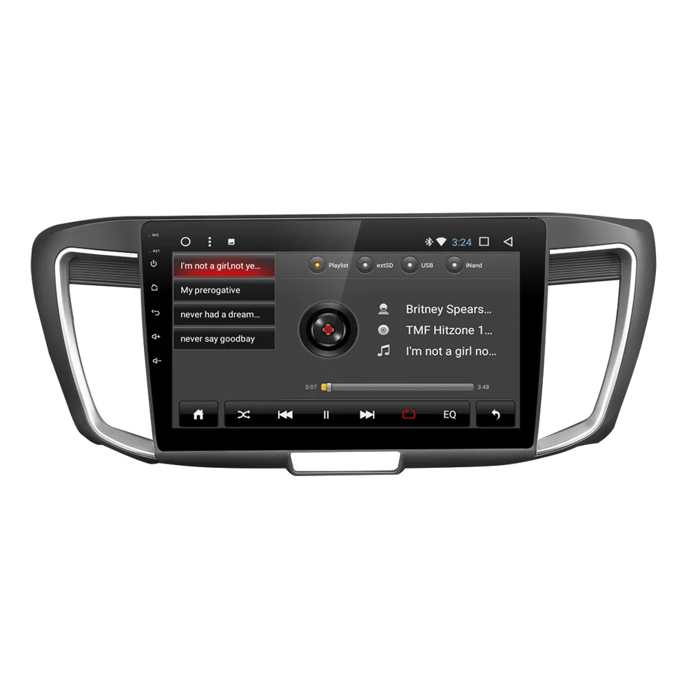 JIUYIN 10 1 дюймов Авто Радио стерео для Honda Accord 2014 2015 2016 Android 8 автомобиль DVD