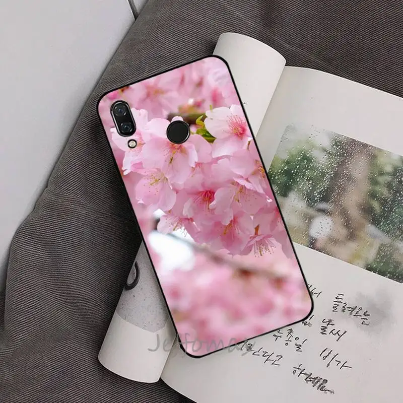 

Cherry blossoms Phone Case For Xiaomi Redmi Note 4 4x 5 6 7 8 pro S2 PLUS 6A PRO