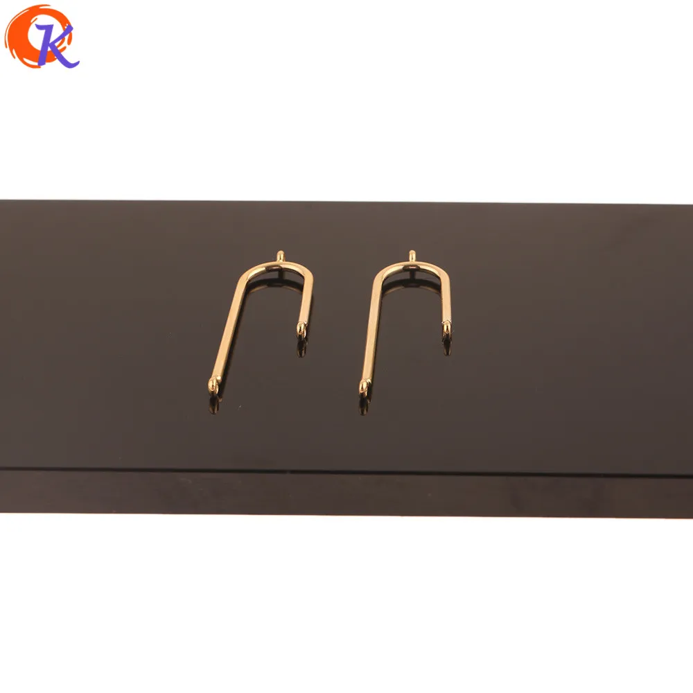 

Cordial Design 30Pcs 13*41MM Jewelry Accessories/DIY Making/Earrings Connectors/Genuine Gold Plating/Hand Made/Earring Findings