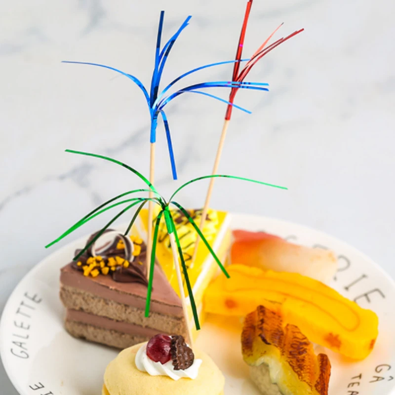 100 шт. Коктейльные фейерверки палочки для напитков украшение свадебвечерние