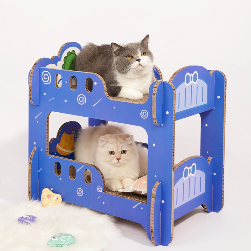 

Second Child Plan Cat Scratching Board Does Not Drop The Crumbs Double-layer Cat Scratch Pad Large Cat Scratcher