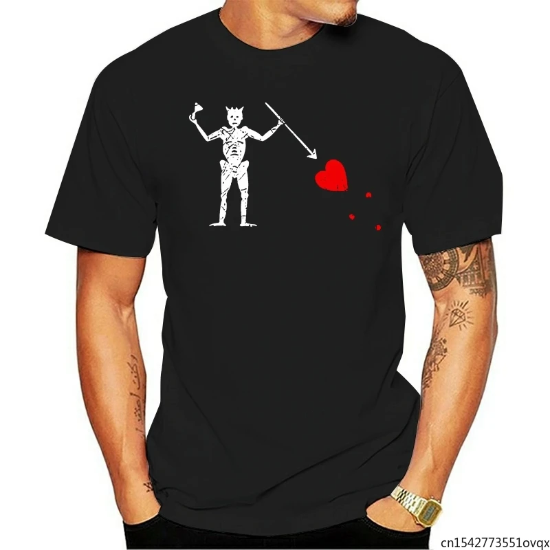 

O-neck Printed T-shirt Blackbeard Tshirt Blackbeard Pirate Shirt Unisex Te