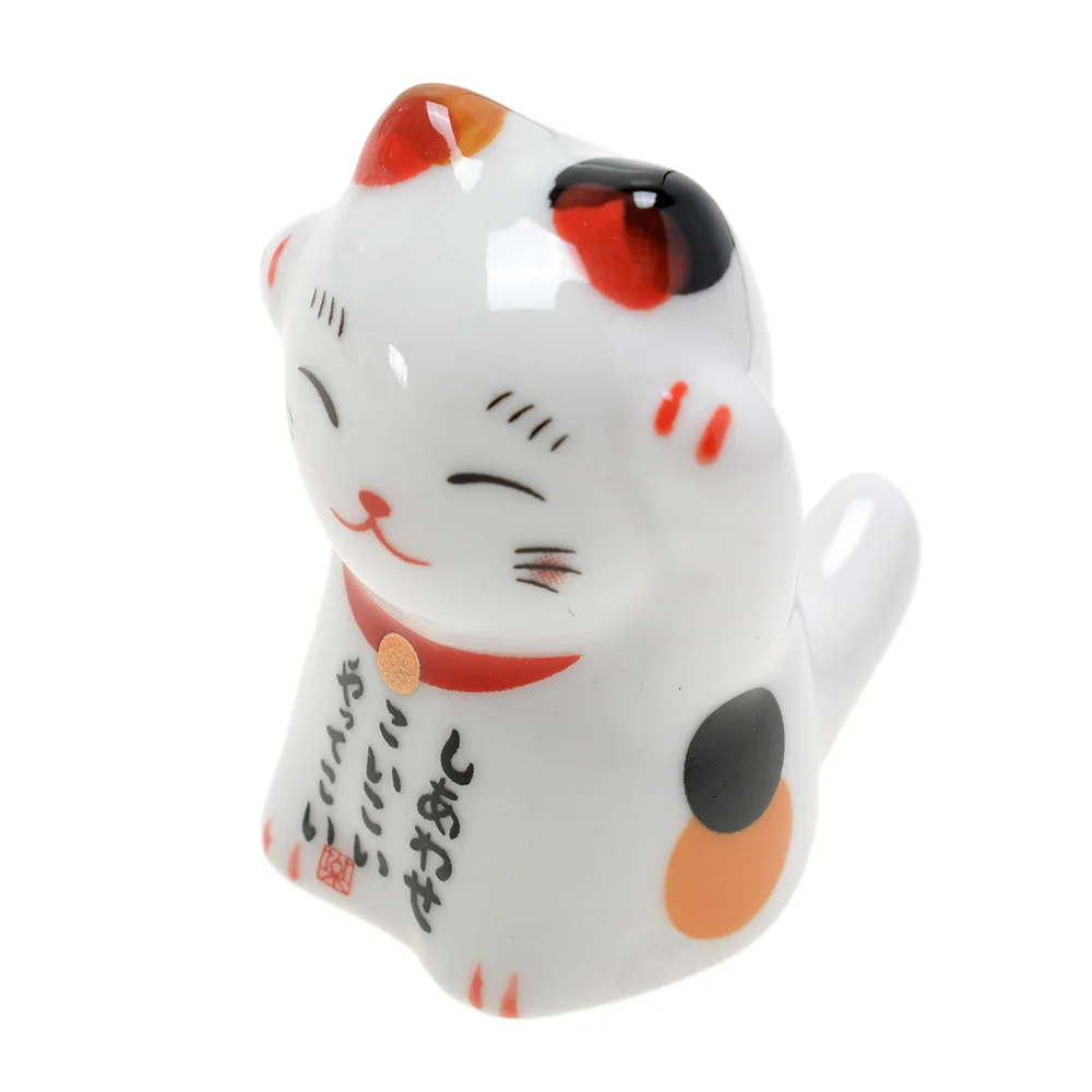 Симпатичная керамическая подставка для палочек Lucky Cat вилок ложек ножей