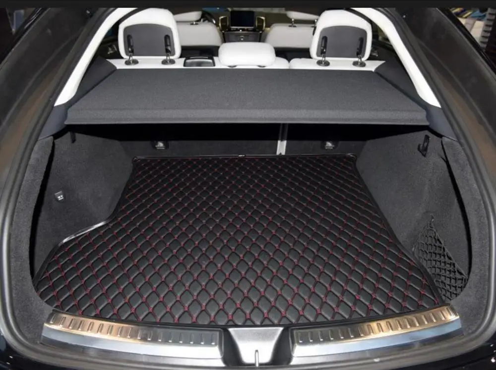 

fiber leather car trunk mat for Mercedes-Benz GLE320 gle coupe GLE400 GLE450 GLE500 GLE350D 2016 2017 2018 C292 car accessories
