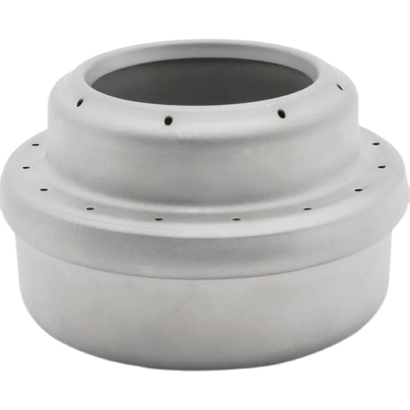 

zq Outdoor Pure Titanium Alloy round Hiking Climbing Camping Camping Alcohol Stove