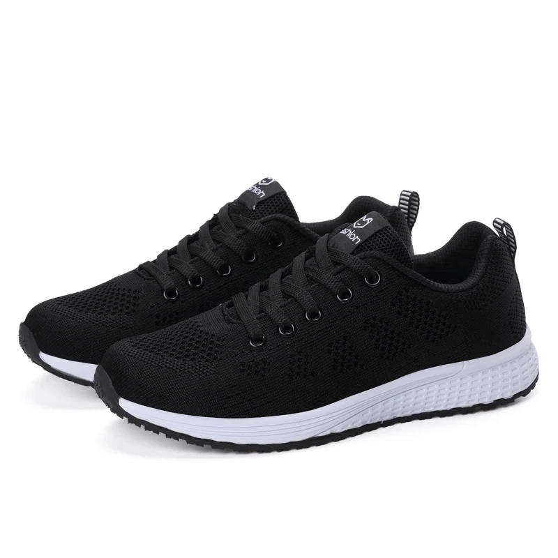

New Running Shoes Mesh Breathable Lightweight Women's Shoes Lace-up Shoes Outdoor Brand Sports Shoes Womens Running Sneakers