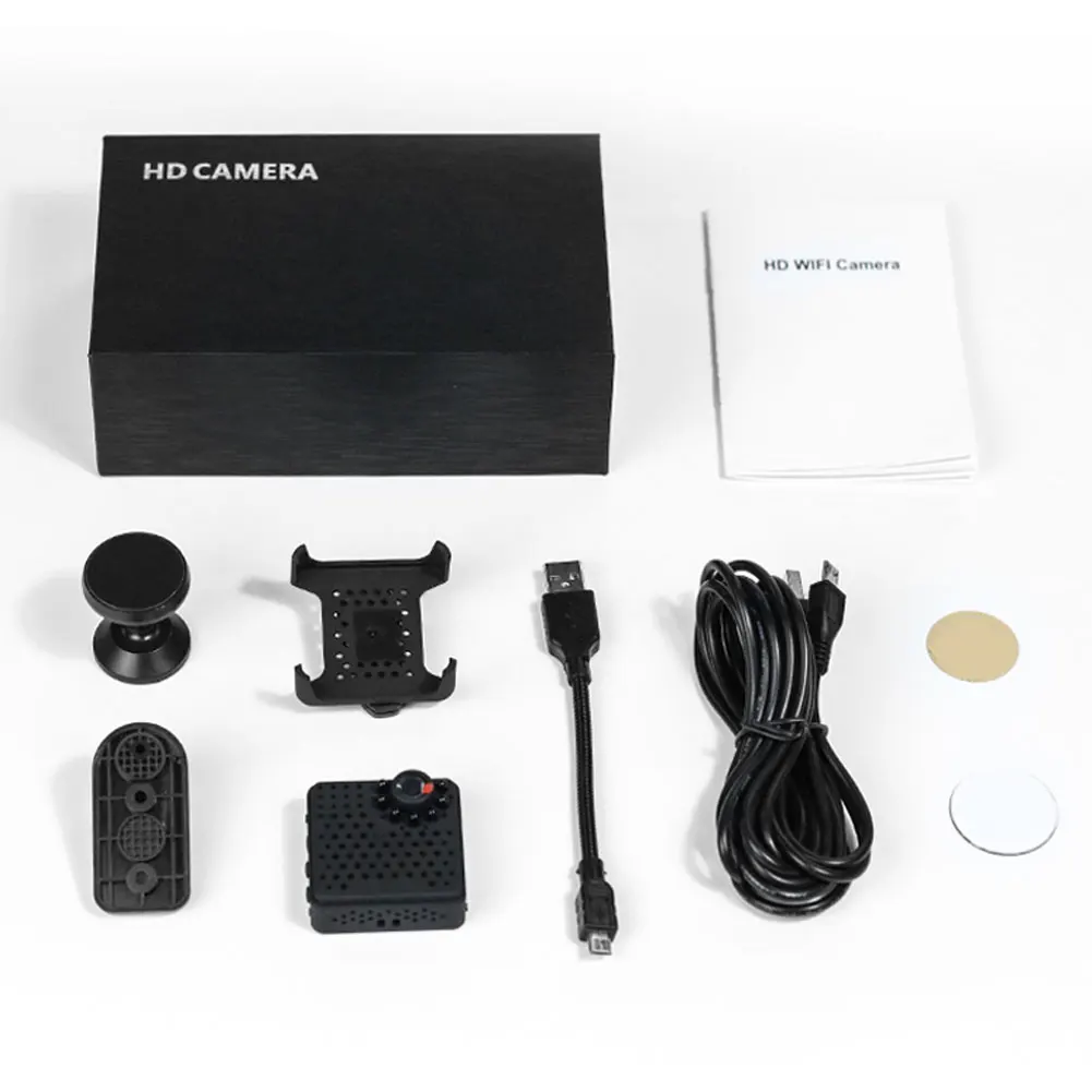 

HD 1080P Mini Camera Wireless WIFI IP Security Wide Angle Home Security Surveillance Camera With Motion Detection Camera