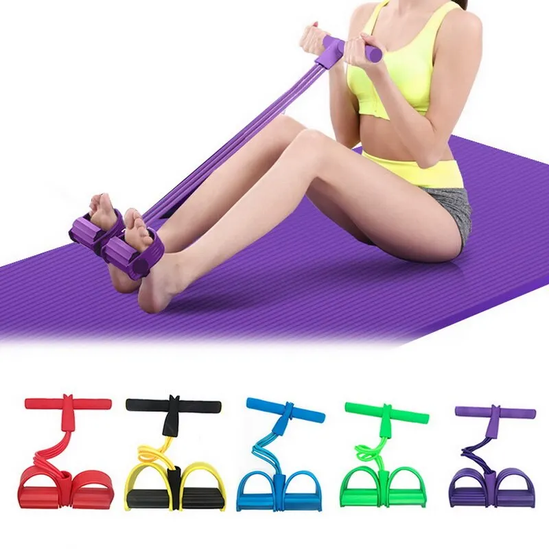 

Resistance Bands Elastic Pull Ropes Exerciser Rower Belly Home Gym Sport Training Elastic Band For Fitness Equipment