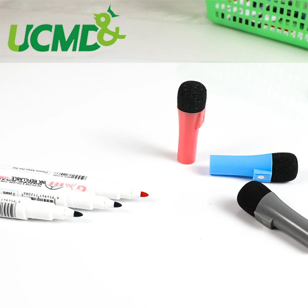 Colored Whiteboard Marker Pen Set With Eraser Magnetic Erasable Children Kids Stationery Gift For Office Supplies | Канцтовары для
