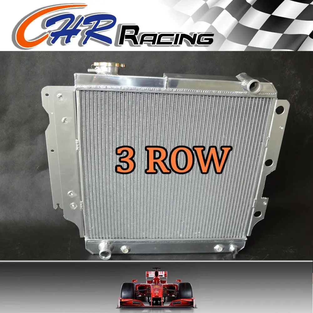 

For Jeep Wrangler YJ TJ LJ 2.4L/2.5L L4 4.0L/4.2L L6 Aluminum Radiator LHD