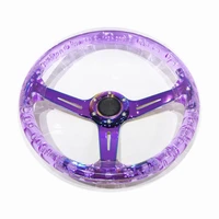 spsld refits 14 inch 350mm shallow concave racing steering wheel acrylic steering wheel with luminous color frame