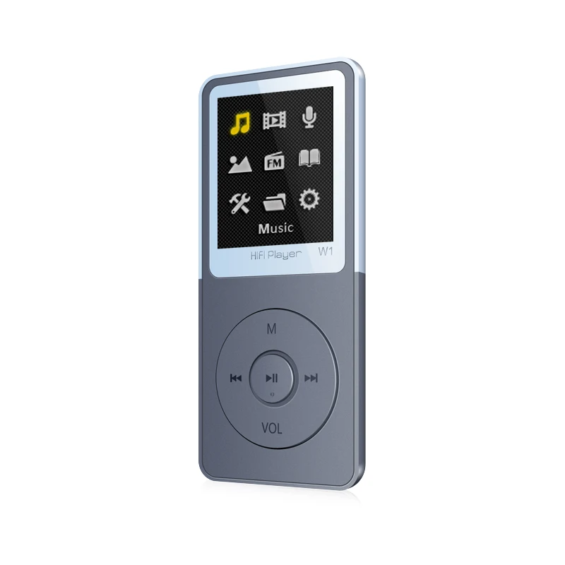 BTSMONE W1 новая версия mp3-плеер Встроенный 40 г и колонки может воспроизводить 80 ч без потерь портативный walkman с радио/FM/запись