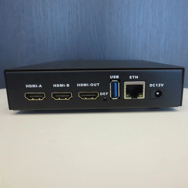 ENC2 усиленный 2-канальный 4K HDMI H.265 H.264 NDI HX SRT Видео Аудио потоковый кодировщик IPTV для