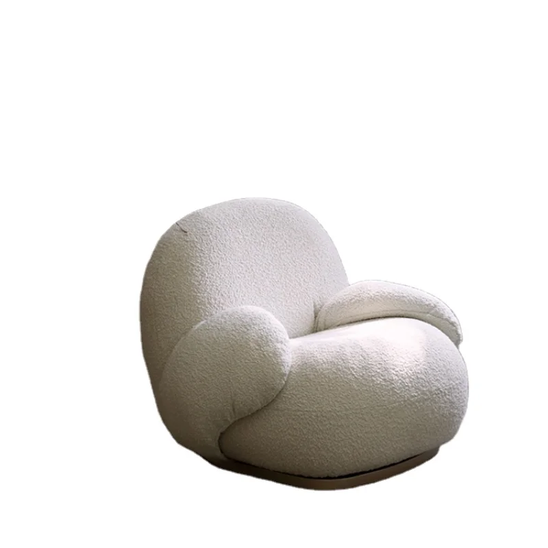 

Modern Occasional Chairs cabinet and delicate White tatami Teddy Fabric Chair Adult child Cute