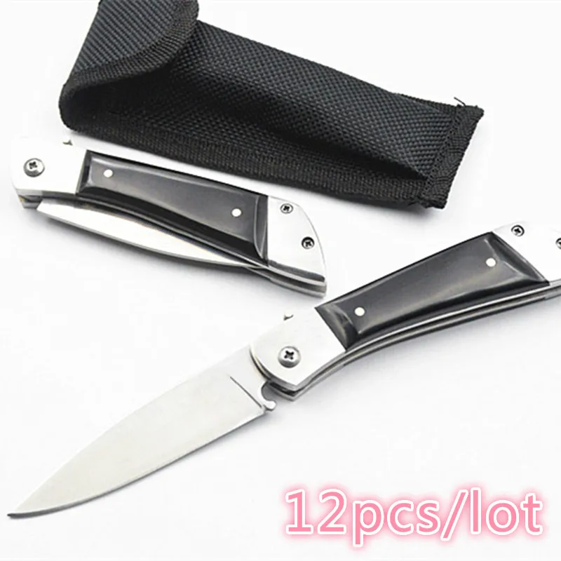 12 шт./лот Хит тактический карманный нож лезвие из нержавеющей стали складные ножи