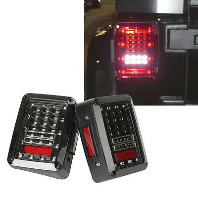 

Светодиодсветодиодный стоп-сигналы Wotefusi, задние сигнальные фонари заднего хода для 07-2015 Jeep Wrangler JK