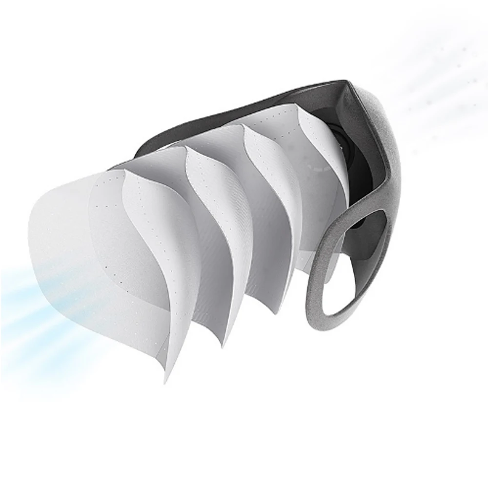 Xiaomi SmartMi PM2.5 Дымчатая маска антидымчатая Регулируемая висячая 3D конструкция