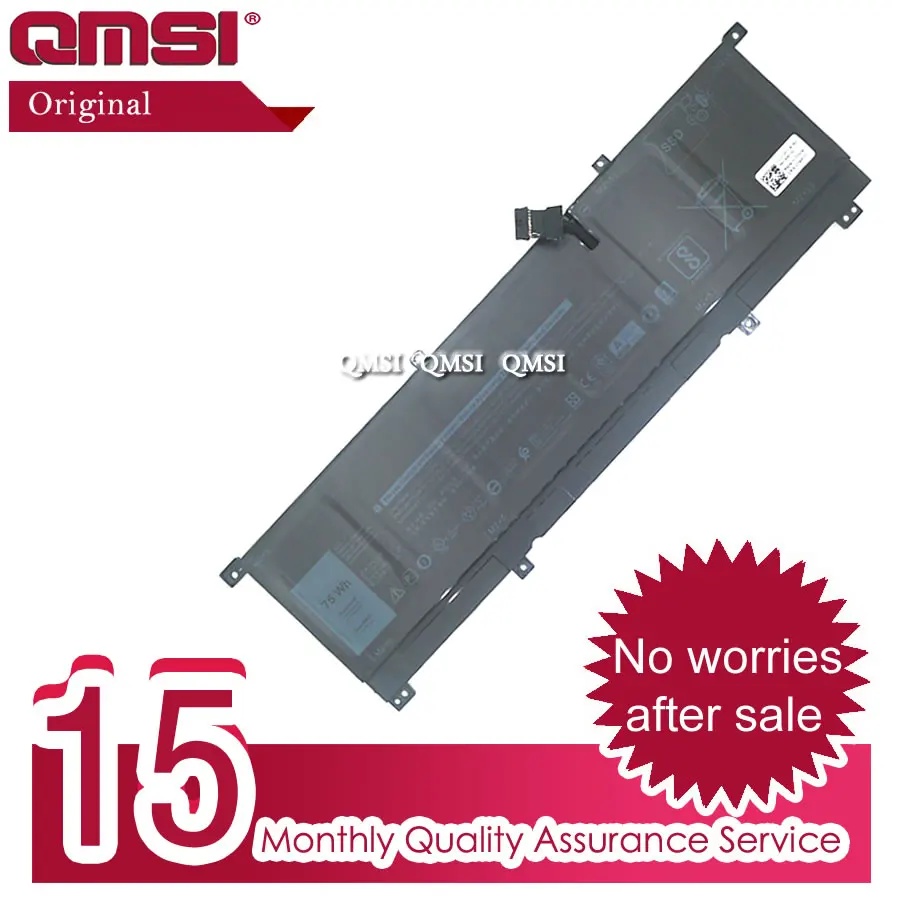 Оригинальный аккумулятор QMSI 11 4 в 75 Втч 6254 мАч 8N0T7 подходит для ноутбука Dell Precision 5530