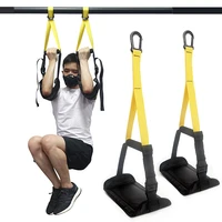 1 pair adjustable ab slings straps with handle for heavy duty abdominal muscle building core strength training gym equipment