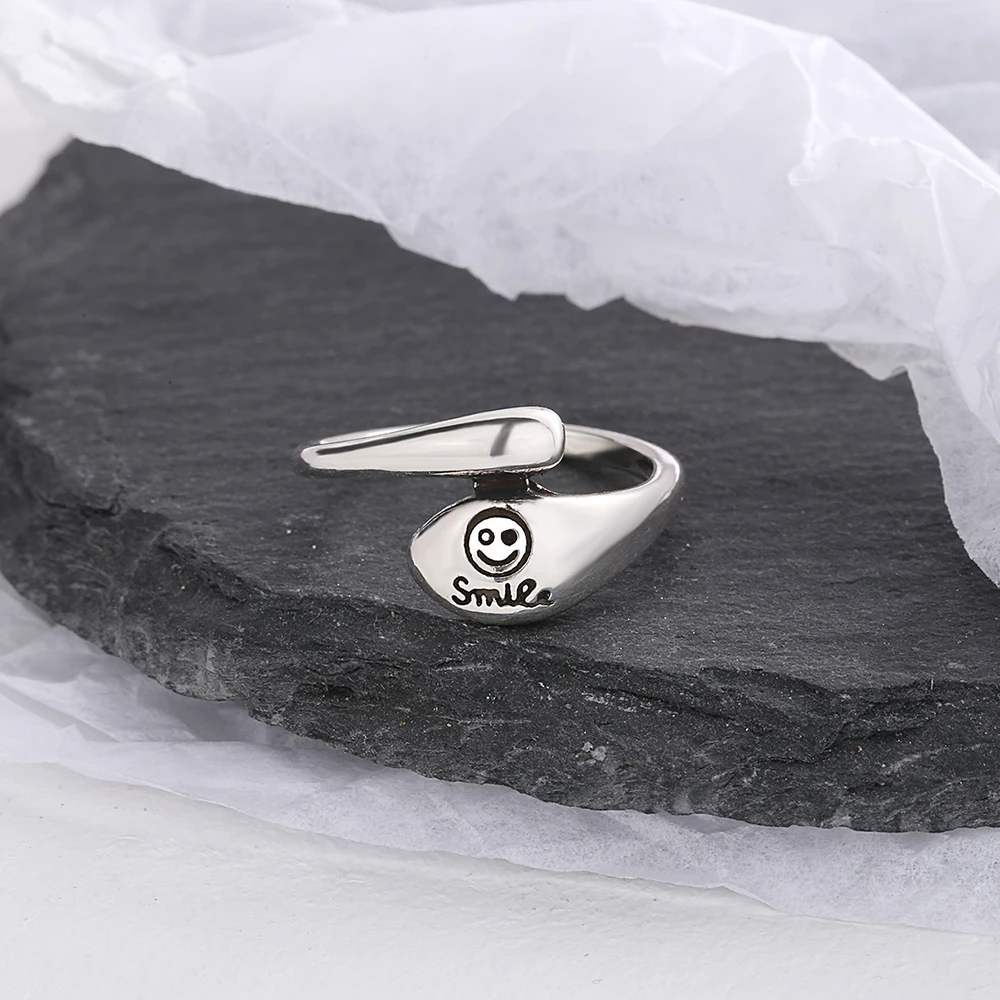 Кольцо в стиле ретро с алфавитом для мальчиков | Украшения и аксессуары