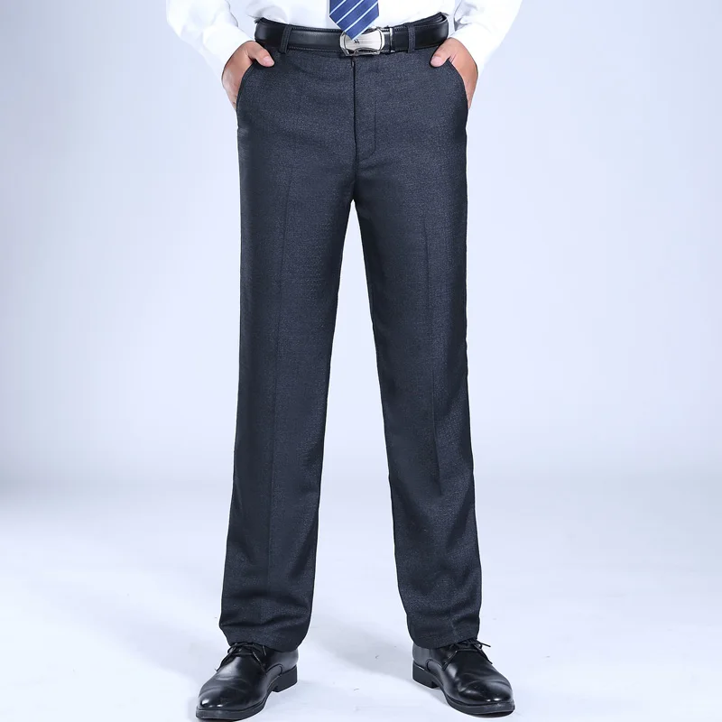 

Брюки мужские костюмные деловые, классические штаны для работы, офисные формальные, для мужчин, большие размеры