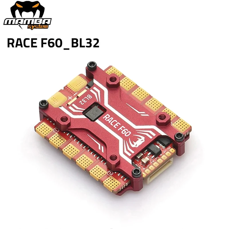 

Новый оригинальный Diatone MAMBA Race F60 _ bl32 60A Dshot1200 4 в 1 ESC 3-6S бесщеточный контроллер скорости для FPV пересекающего дрона
