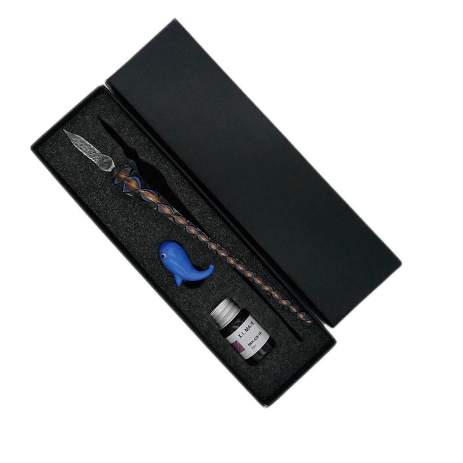 Винтажная ручка для погружения из стекла 1 шт. элегантные ручки с чернилами