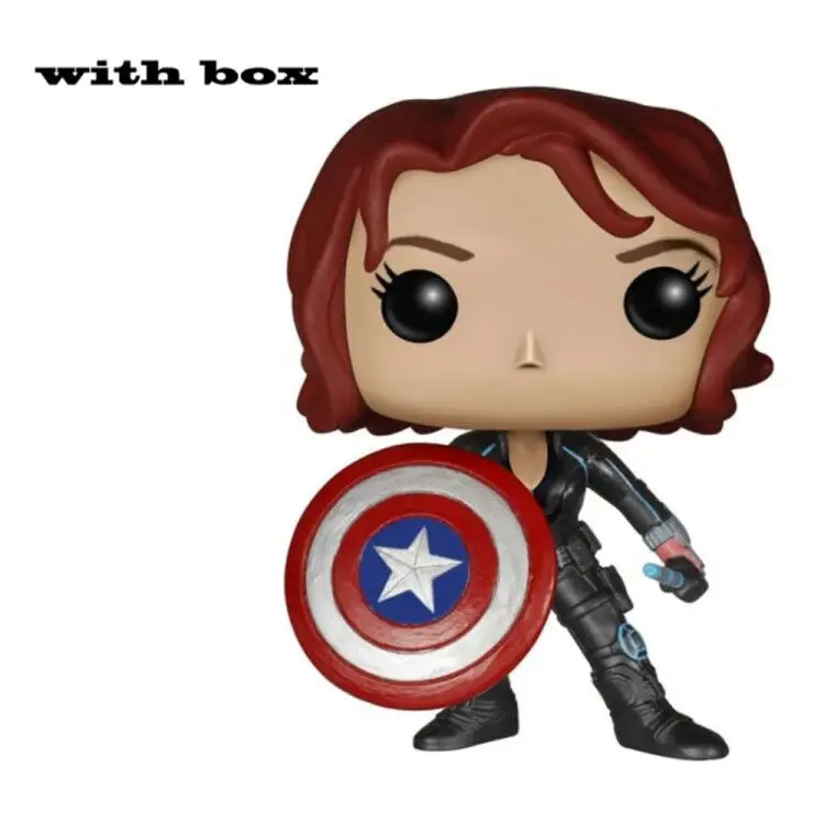 

POP Black WIDOW With Box Vinyl Action Figures Collection Model Toys