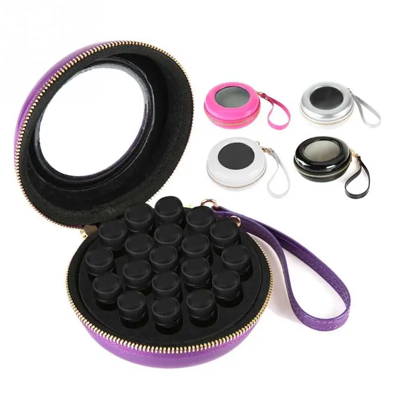 19 отделений 2 мл эфирные масла для переноски Портативный Держатель Прочный PU