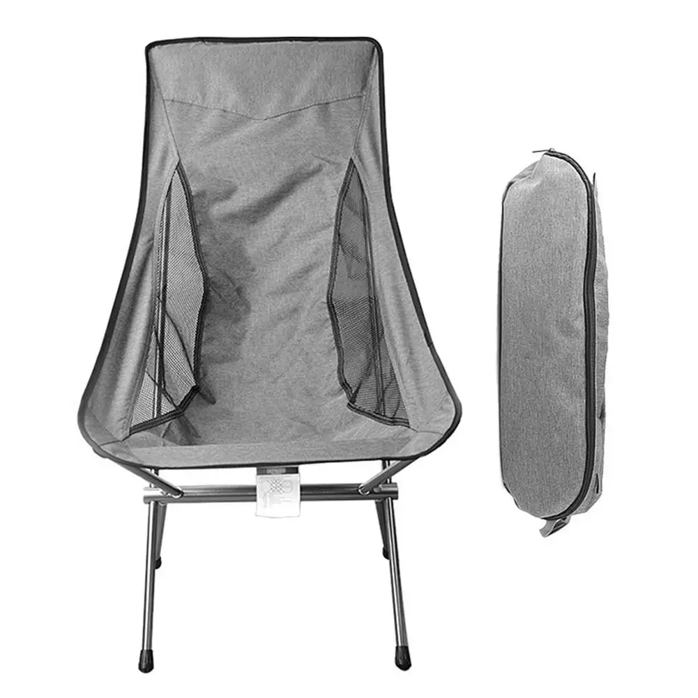 저렴한 휴대용 야외 의자 방수 접이식 캠핑 의자 스토리지 가방 알루미늄 합금 낚시 비치 의자 스토리지 가방 포함