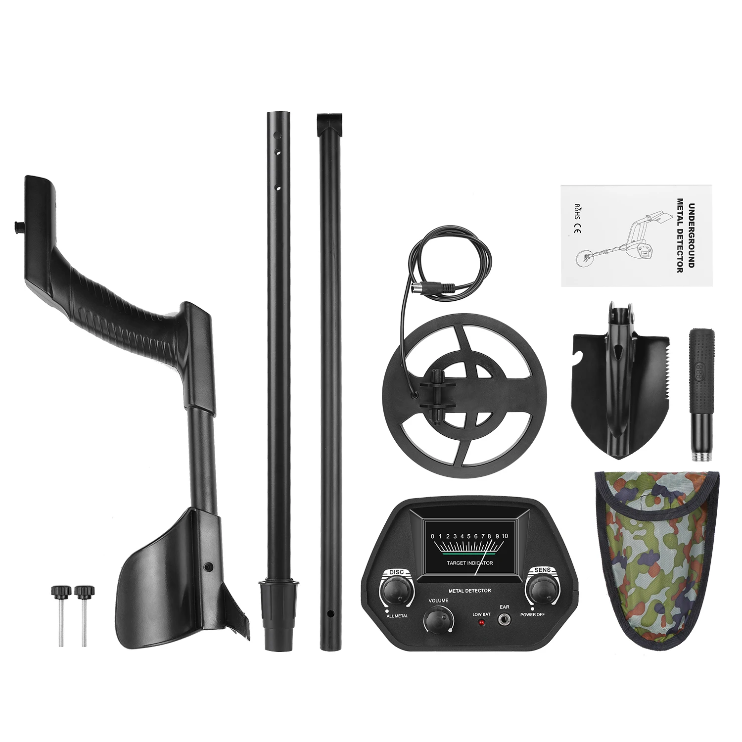 GTX5030 Underground Metal Detector Finder Gold Treasure Hunter Digger for Beginner Children Student | Инструменты