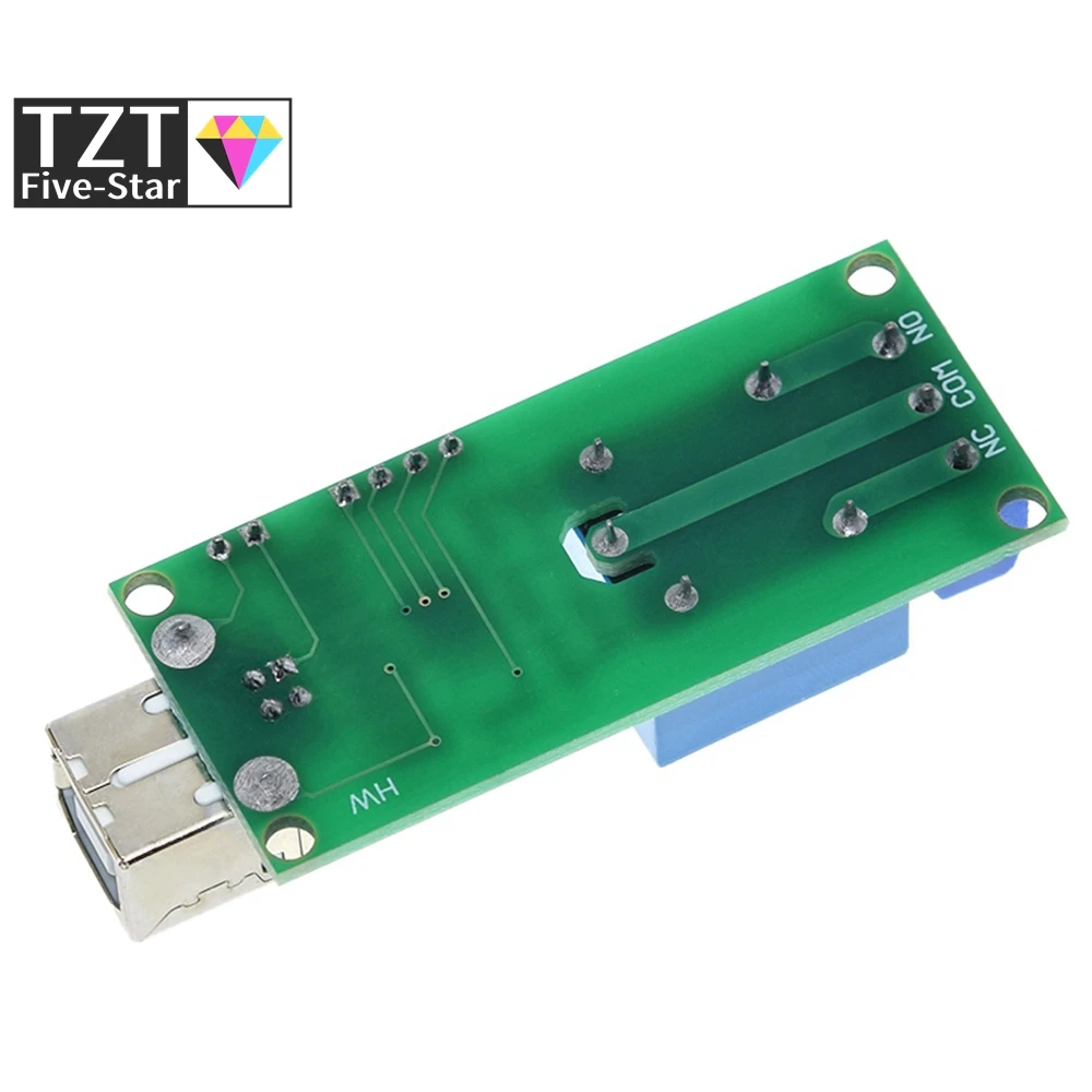 TZT Smart Electronics DC 5V USB Relay 1CH 1 Channel Programmable Computer Control For Home Controller Module Board | Электронные
