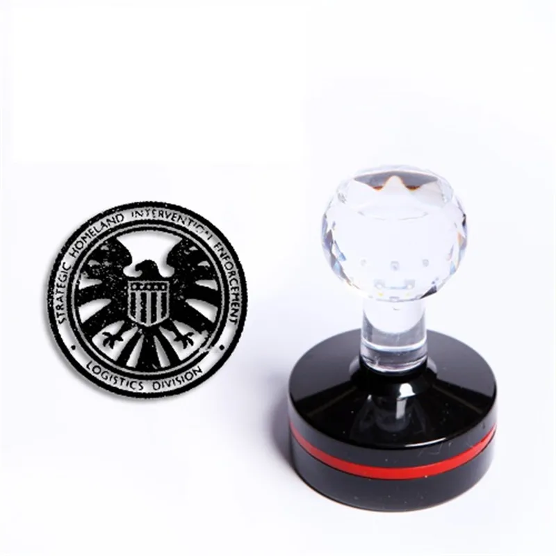 Агенты Щ. И. Д. Значок штамп самостоятельное мигание фотография без ручки