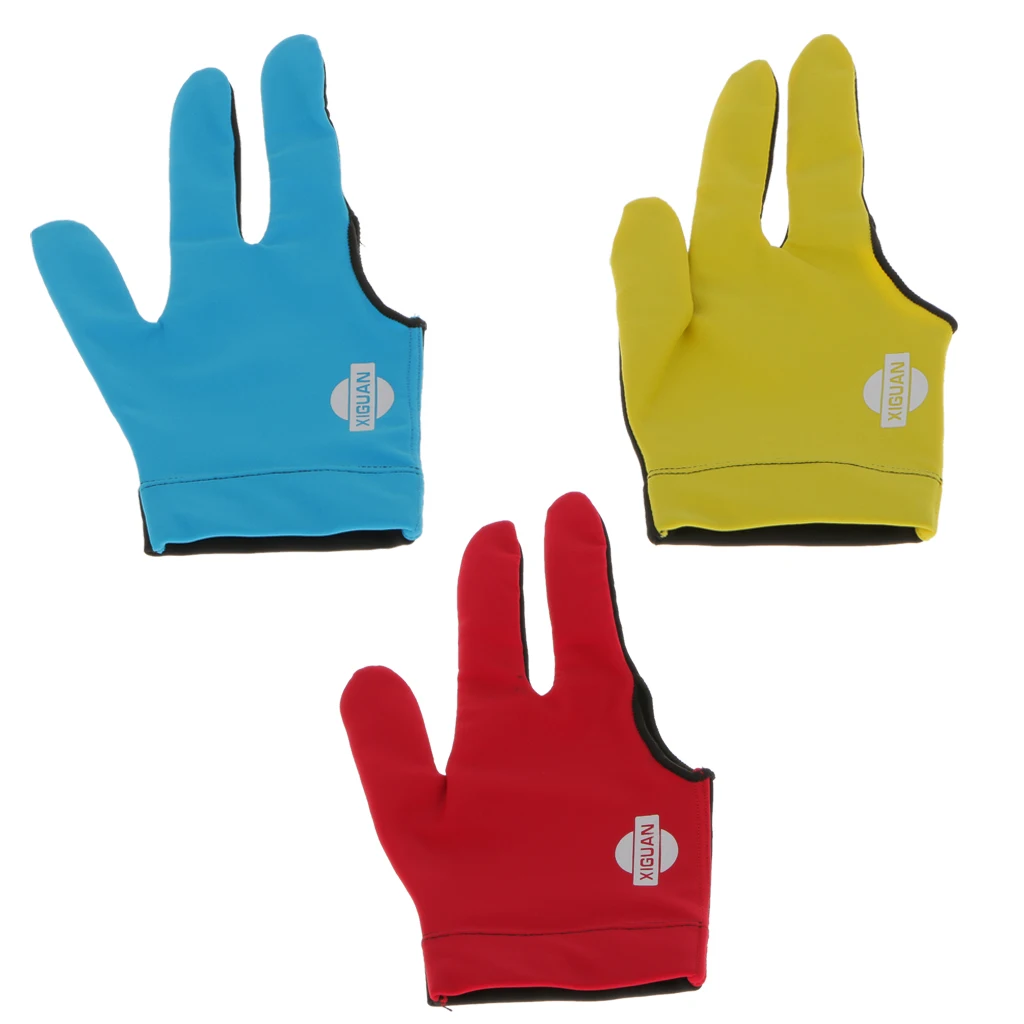 Эластичный нейлон три пальца правая левая рука снукер бильярдный стол Кии