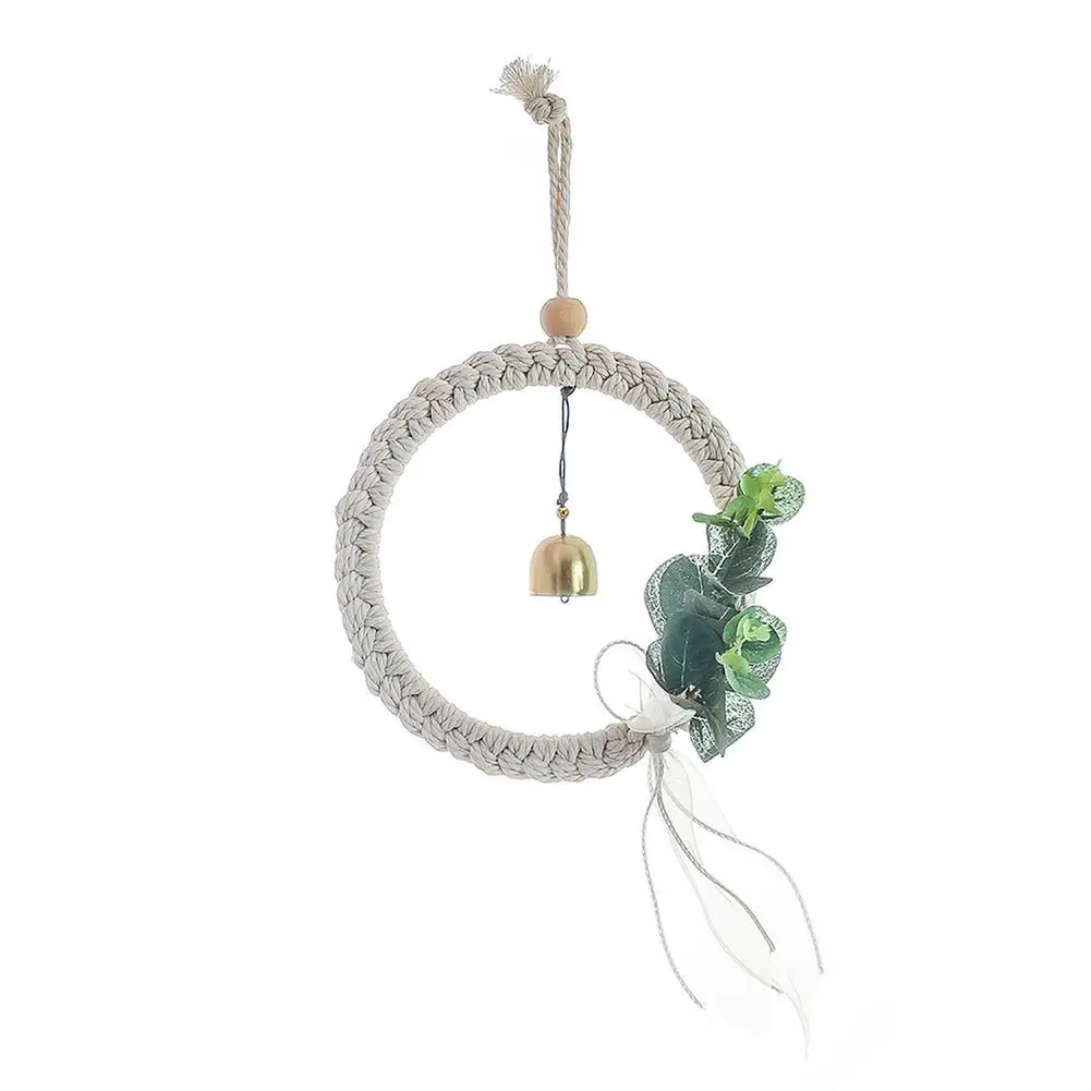 

Handmade Woven Pendant Hangings Boho Beige Macrame Wall Hangings Wall Art Decorative Accessory Thanksgiving Christmas Gifts F