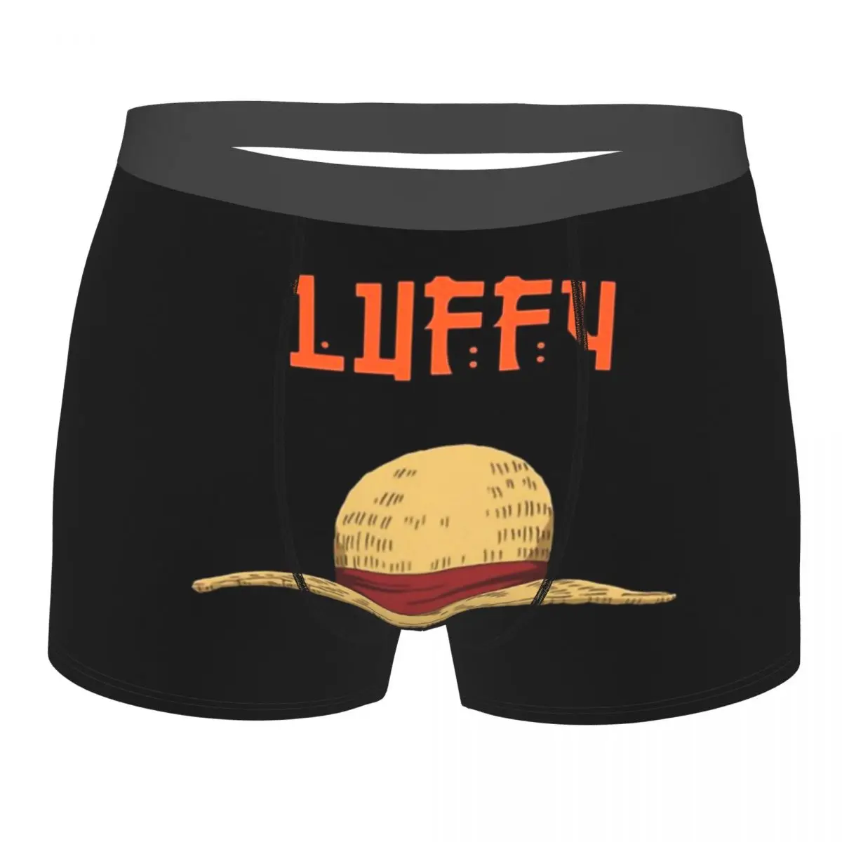 

Цельная обезьянка D. Luffy J аниме соломенная шляпа для Luffy трусы мужские трусики Мужское нижнее белье с принтом пара сексуальный комплект Calecon
