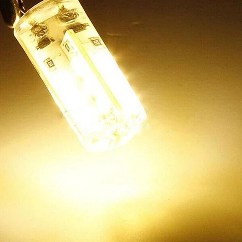 1 шт. G4 3 Вт 2835SMD 24 светодиодный светильник капсулы силикона заменить галогенные