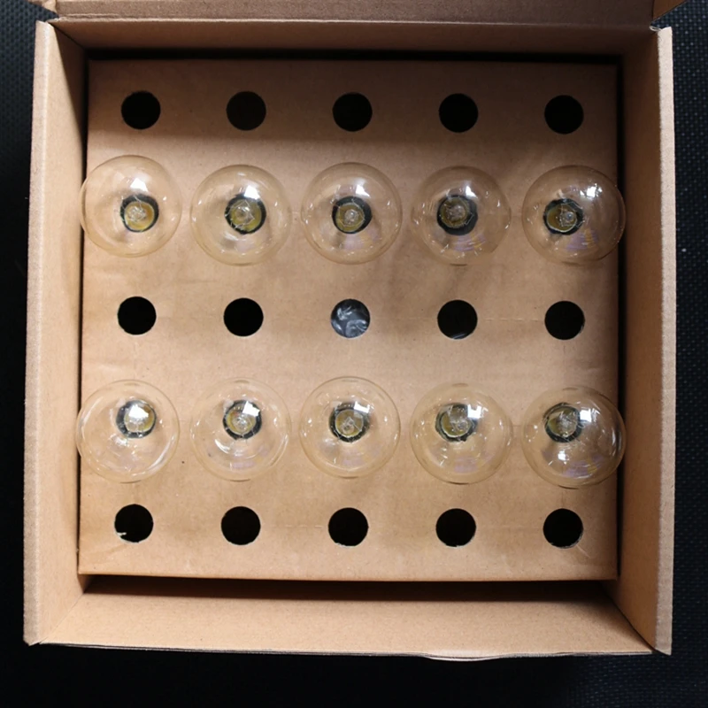 10 шт./лот лампы G40 с прозрачным шаром гирлянда винтовая основа канделябры теплые