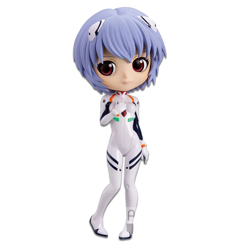 

Neon Genesis Evangelion Eva Anime Figures Ayanami Rei Q Posket Plugsuit Style Model Hand-Made Heterochromatic Edition Toy Gifts