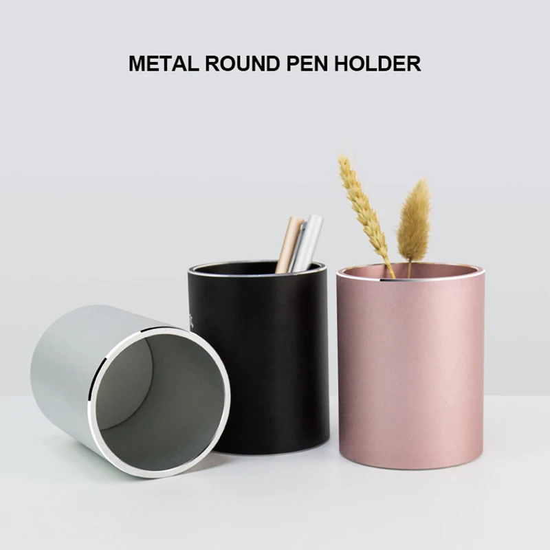 Высококачественная черная металлическая Алюминиевая Подставка для ручек