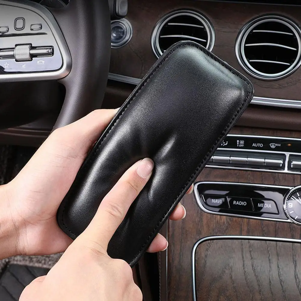 

Auto Cushion Knee Pad Foot Support Pillow Armrest Comfort Car Pink Choose Black Interior Can Leather Color T6J7