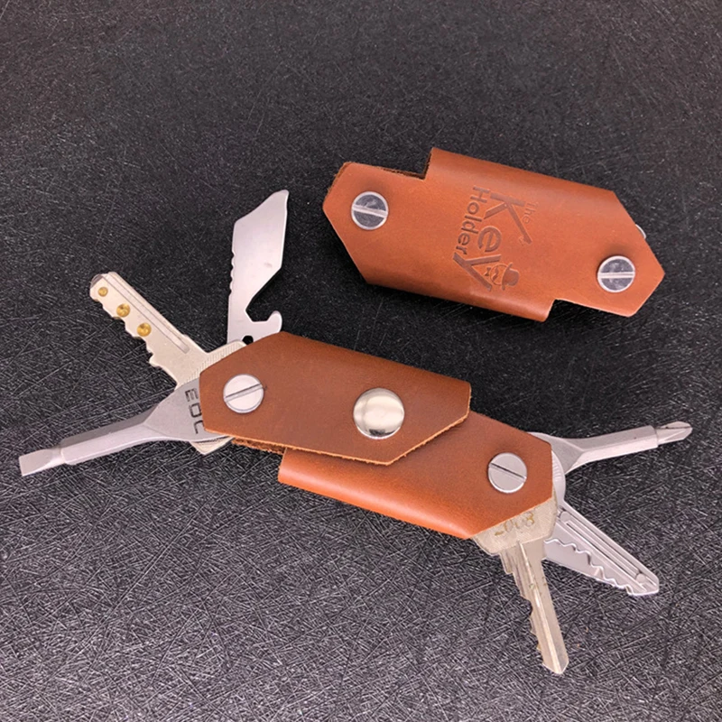 Умный органайзер для ключей из натуральной кожи повседневного