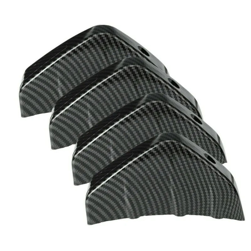 

4x Rear Bumper Lip Diffuser Fins Auto Car Replacement Practical Quality