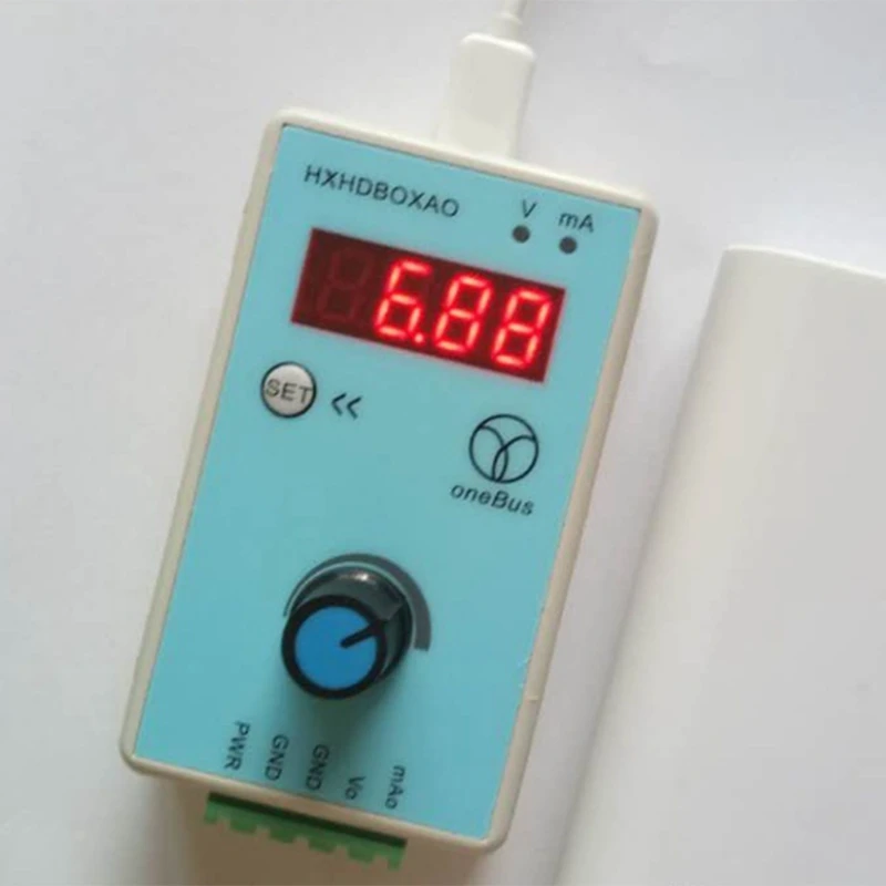 

Handheld 0-10V/2-10V 0-20MA/4-20MA Signal Generator Adjustable Current Voltage Analog Simulator Signal Sources Output 24V