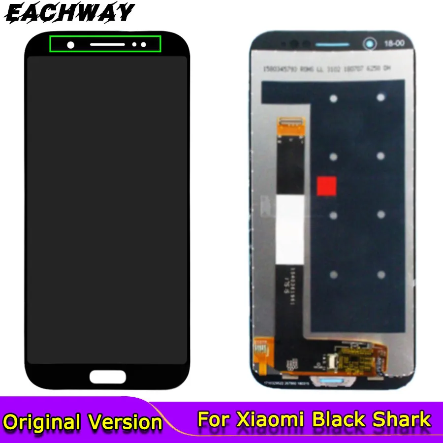 5 99 &quotдля Xiaomi Черная Акула ЖК экран дисплей + сенсорный Стекло полный комплект