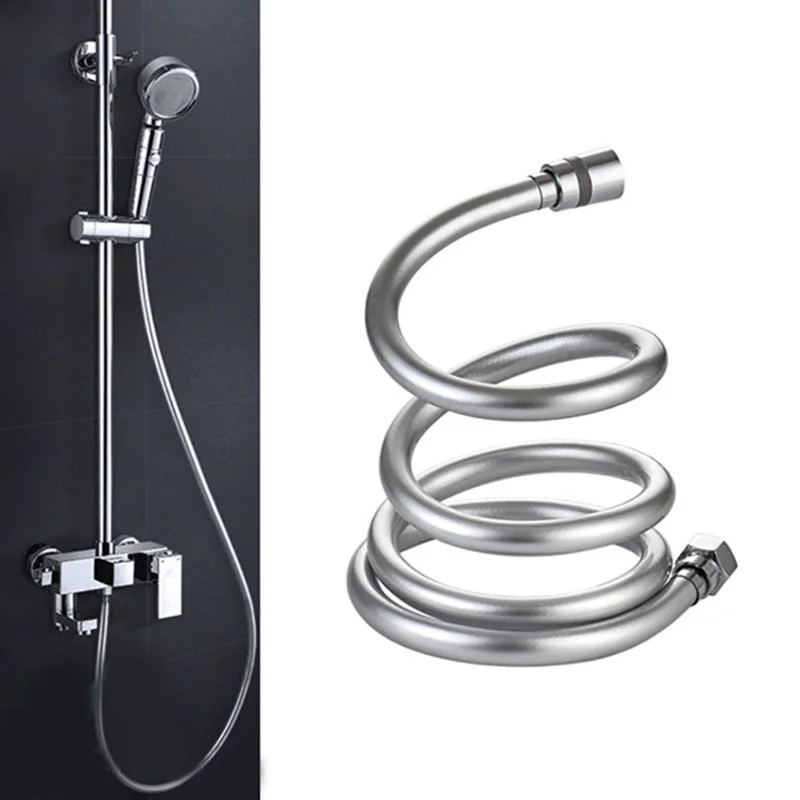 High Pressure 1.5M Thickening Anti-Winding Smooth Shower Hose for Bath Handheld Head Flexible |
